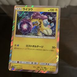 Raikou Japanese Holo Rare 
