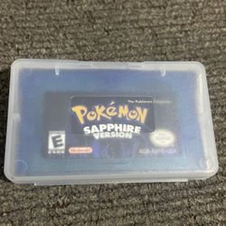 Gameboy Advance Pokemon Sapphire Version 
