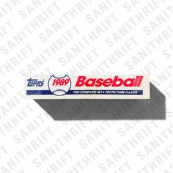 1989 Topps Baseball Set