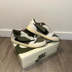 Travis Scott X Air Jordan 1 Lows "medium olive 🫒"