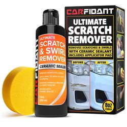 Scratch Repair and Swirl Remover - Car Paint Scratch Remover & Restorer Kit with Buffer Pad - Polishing & Waxing Kits - Compound for Vehicles Paint Re