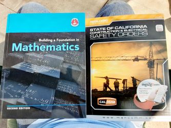 ELECTRICIAN WORKBOOKS and CAL OSHA SAFETY