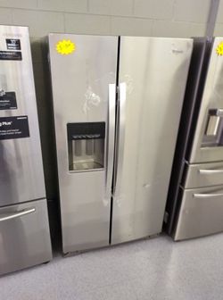whirlpool side by side refrigerator item