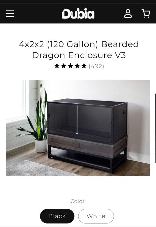 120 Gallon Lizard Terrarium