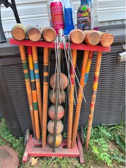Antique Croquet set