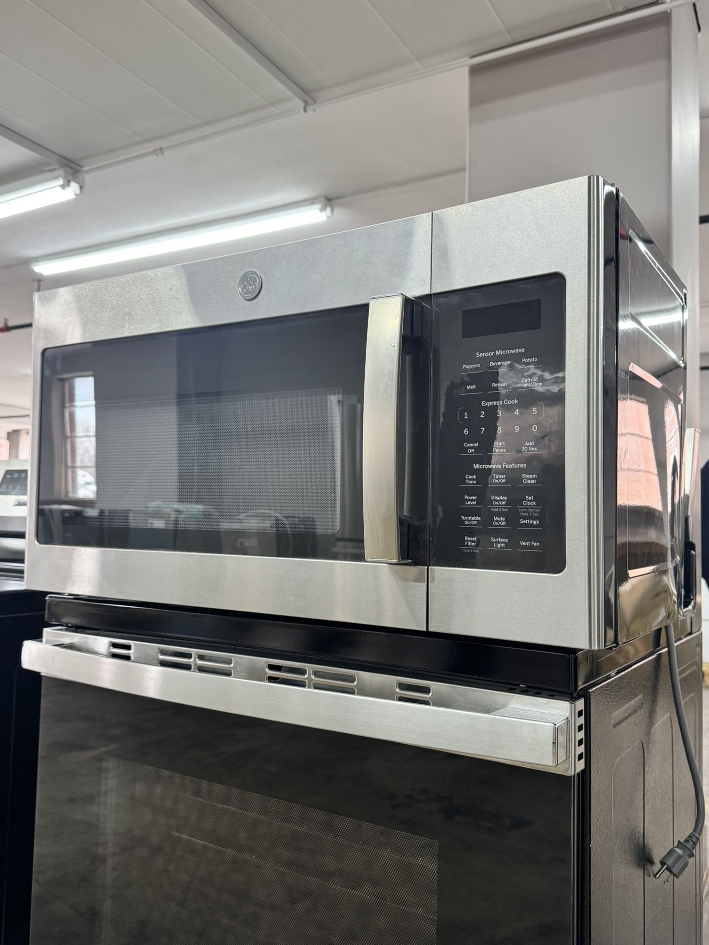GE 1.6 cu. ft. Over the Range Microwave in Stainless Steel 
