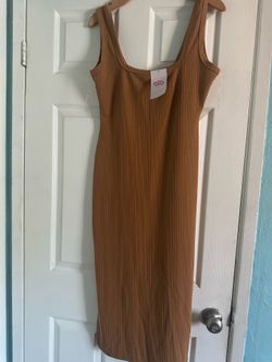 Vestido café