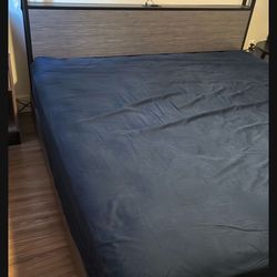 Bedframe And Headboard With Mattress