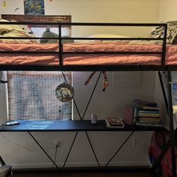 Twin Loft Bed With Desk