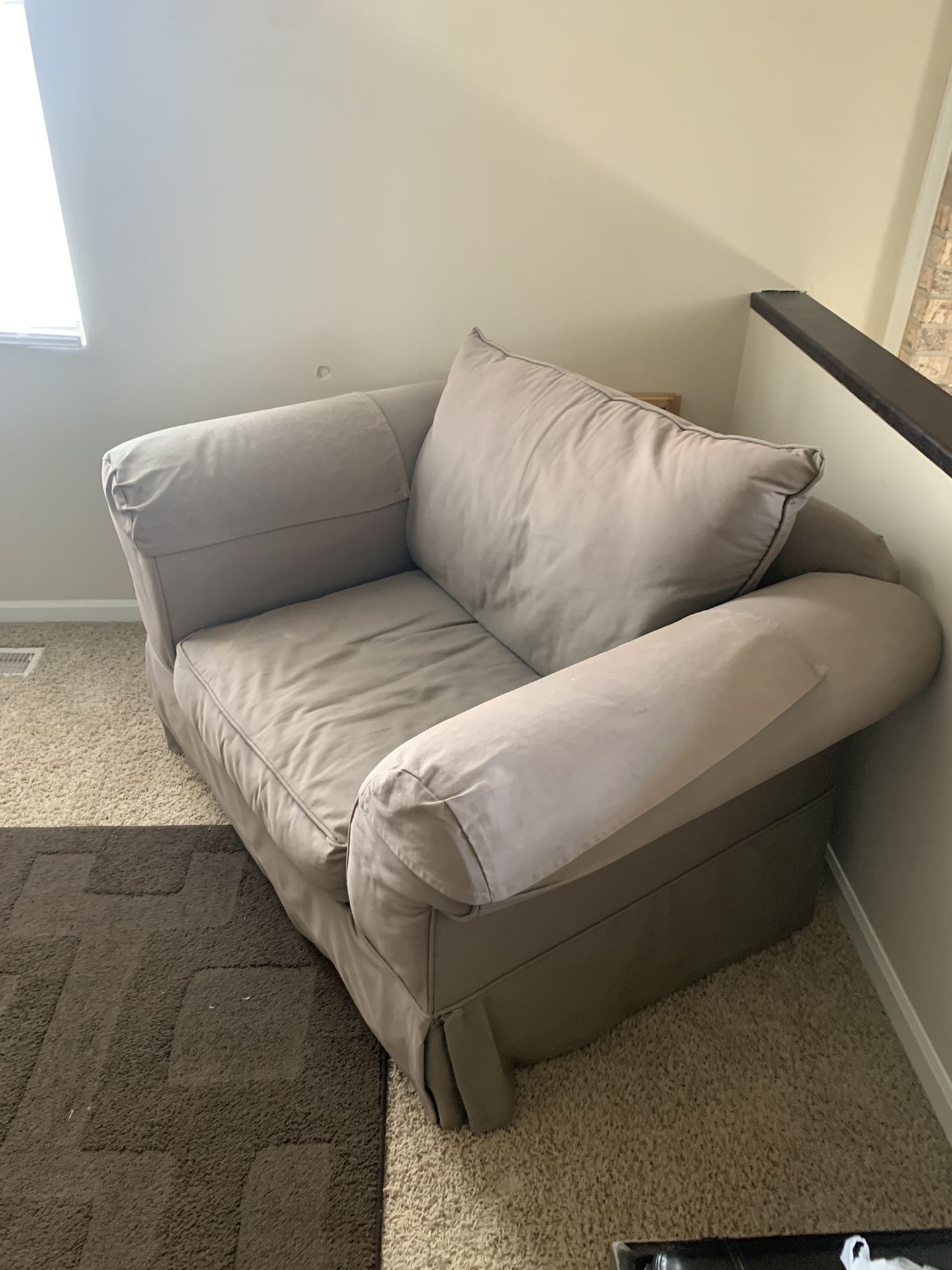 Oversized Chair And Ottoman