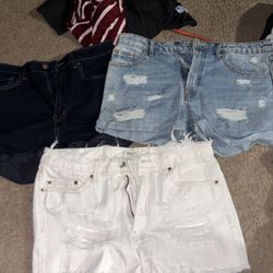Distressed Denim Shorts Bundle (Forever 21 & more)