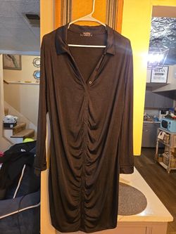 Black Spandexy Mini Dress