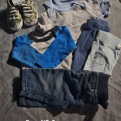 Infant Baby Boy Newborn to 3mo Bundle 