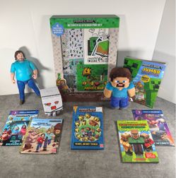 Minecraft Bundle – Books, Plush, Figure & Activity Set