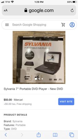 Sylvania Portable DVD player