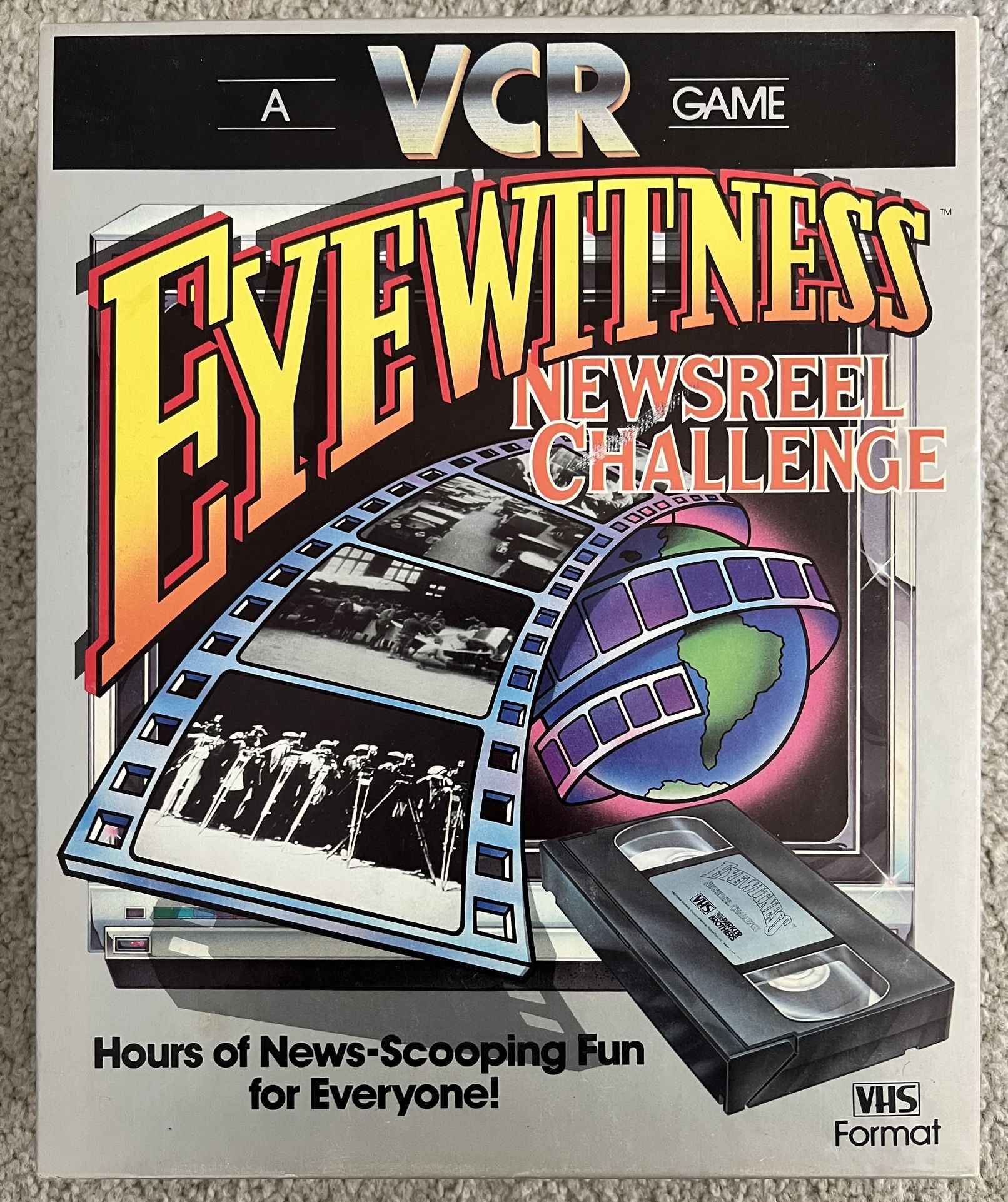 Eyewitness Newsreel Challenge Game - Vintage 1985