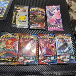 Pokemon 7 TCG Single Booster Packs
