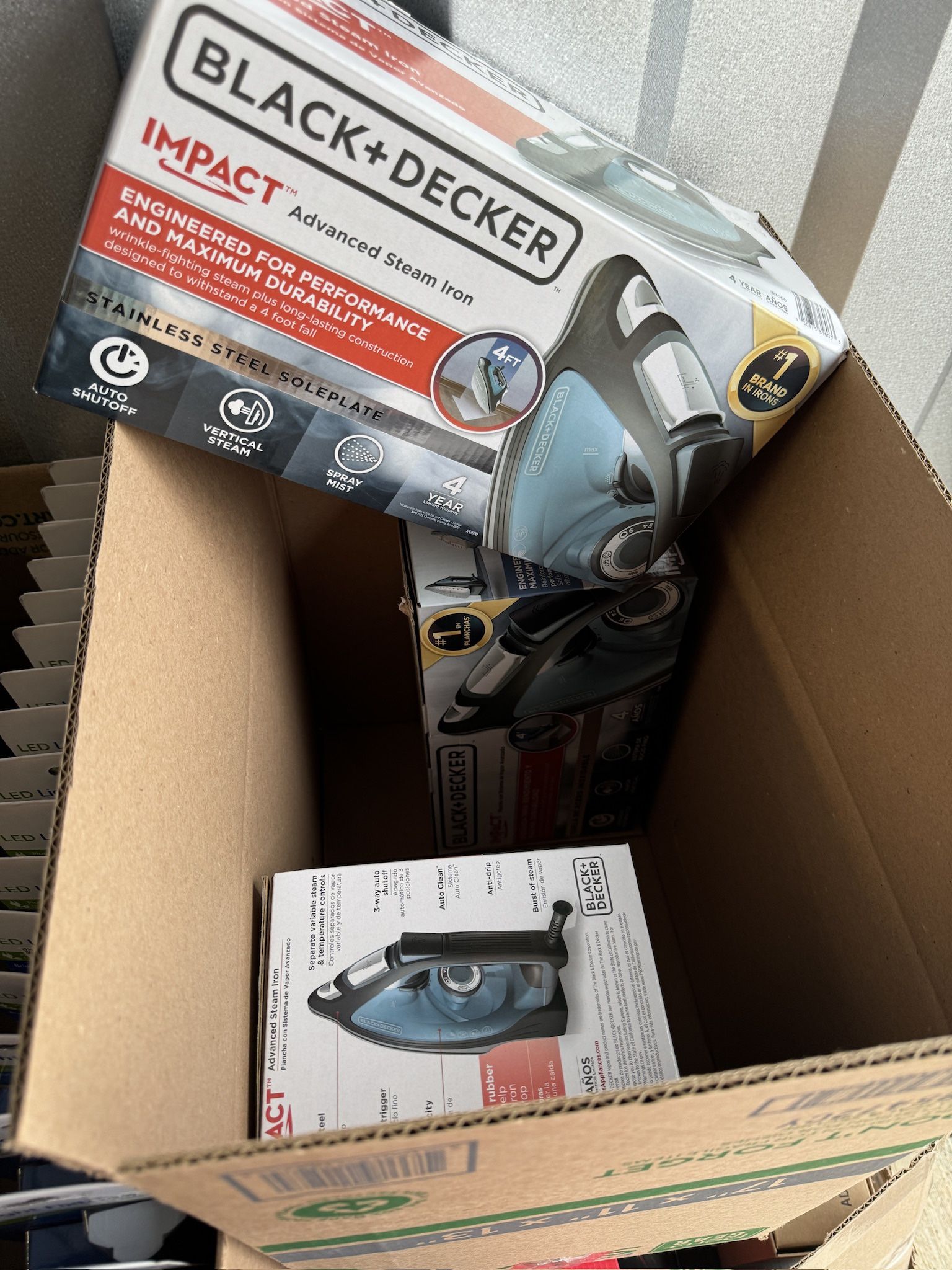 BLACK DECKER ADVANCED STEAM IRON
