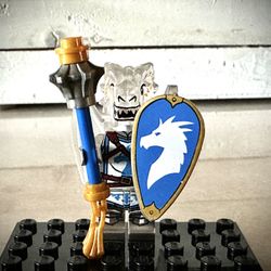 New Lego Custom Dungeons And Dragons Transparent Dragonborn Minifigure