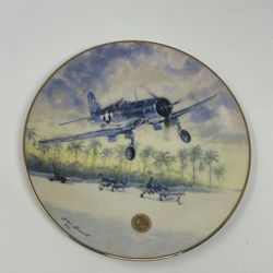 Vintage Dawn’s Early Light David Wayne Russell Collector Plate PVA Military Aircraft