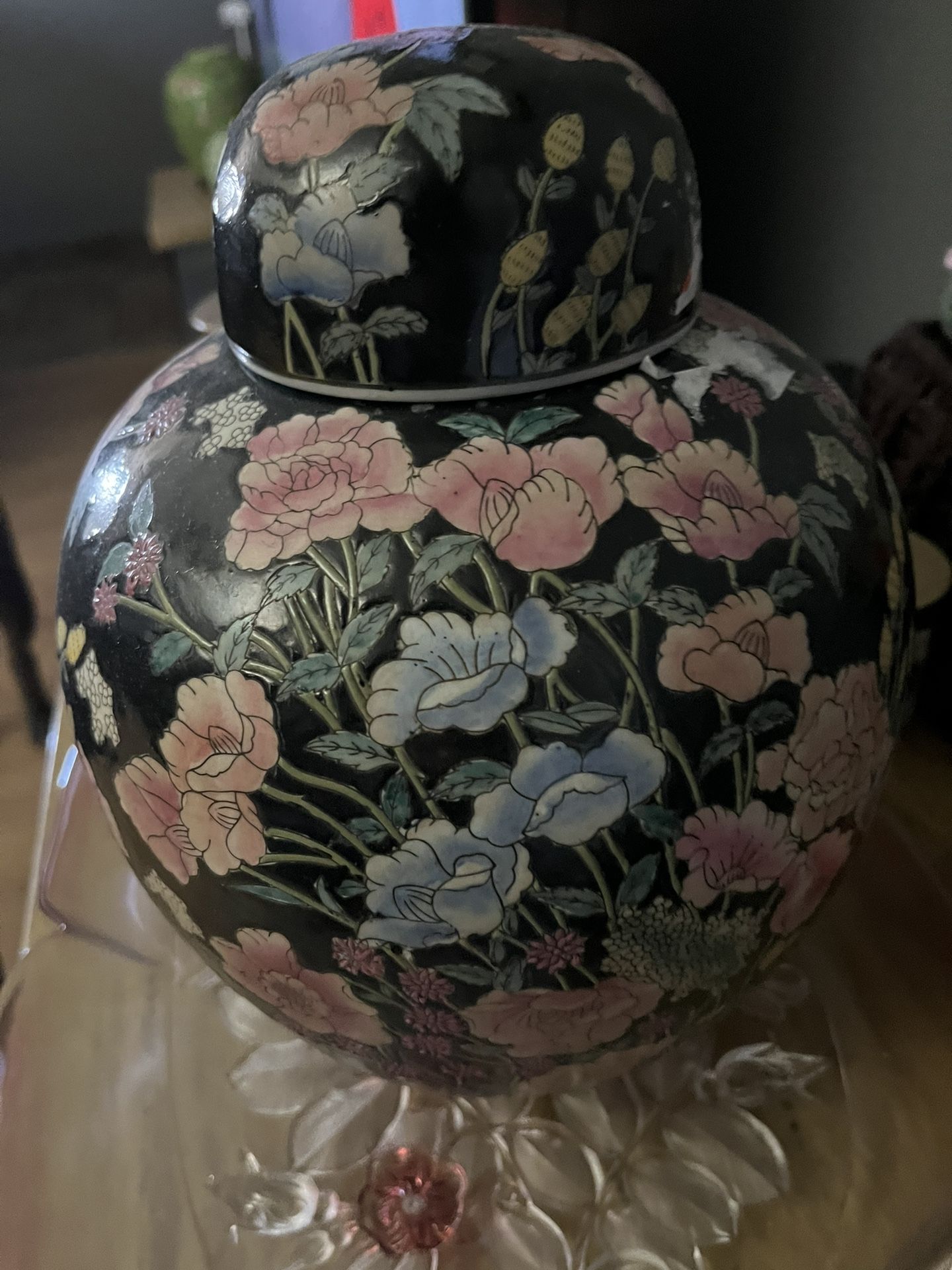 2 Chinese Porcelain Vases Ginger Jars