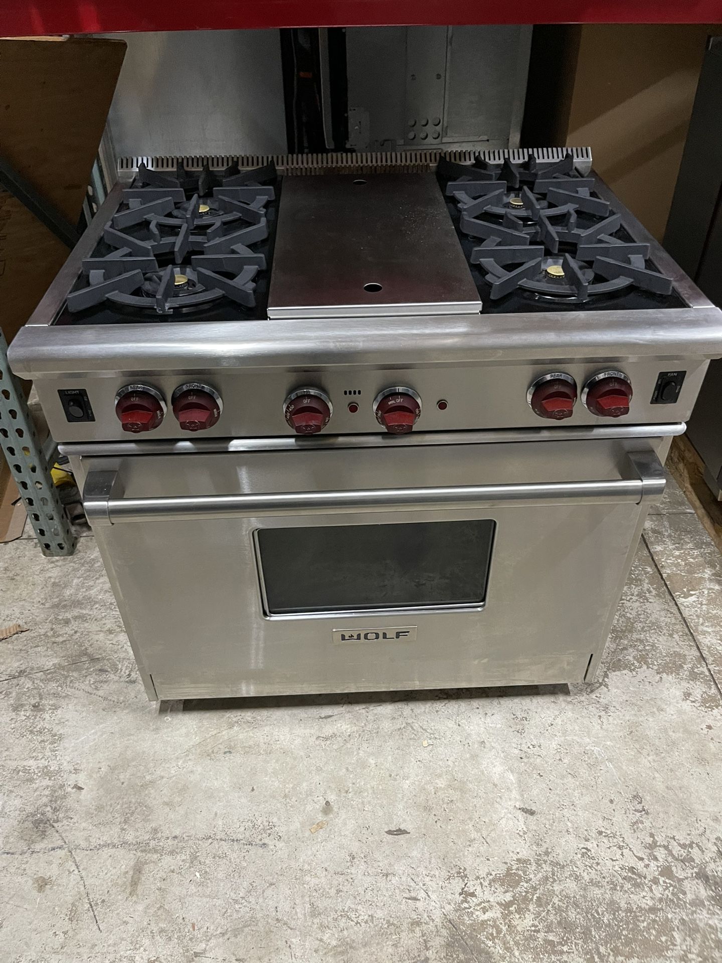 36 Inch Wolf Range
