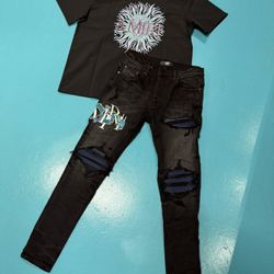 Amiri Top x Jeans