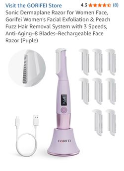 Gorifei peach fuzz hair removal