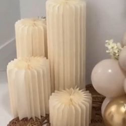 5 Pcs Cardboard Stands For Party Decorations 