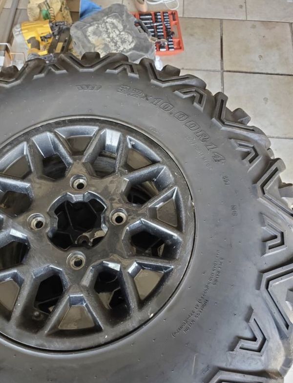 CAN AM TIRES WITH RIMS for Sale in ARROWHED FARM, CA OfferUp