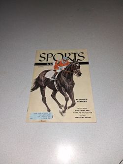 RARE VINTAGE MAY 7, 1956 SPORTS ILLUSTRATED MAGAZINE