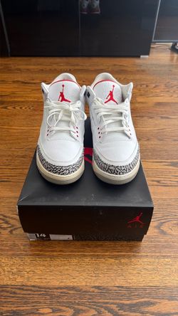 Air Jordan 3 White Cement Size 14