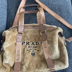 Prada Fur Truffle Travel Bag - Large 