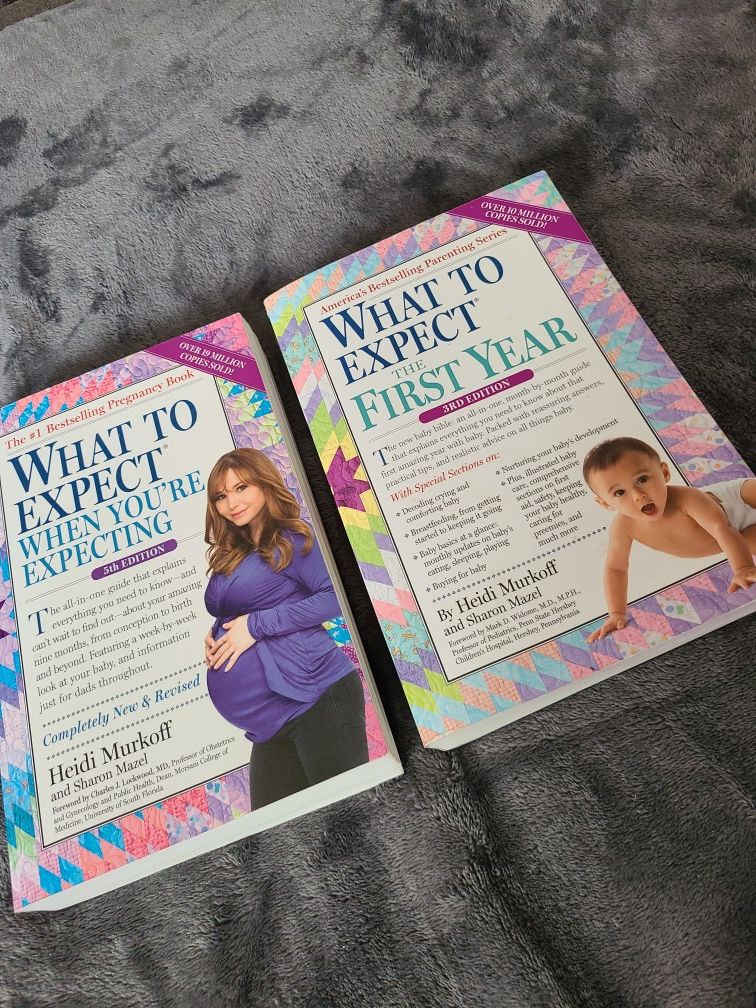 What to expect when expecting book and what to expect the first year book