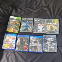  Video Games Xbox -360/PS4/PS3