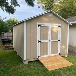 10x16 Storage Shed With Ramp