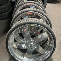 26” Wheels Rims Tires Billet Specialties