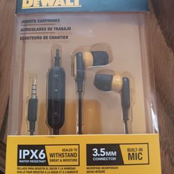 DeWalt Jobsite Earphones