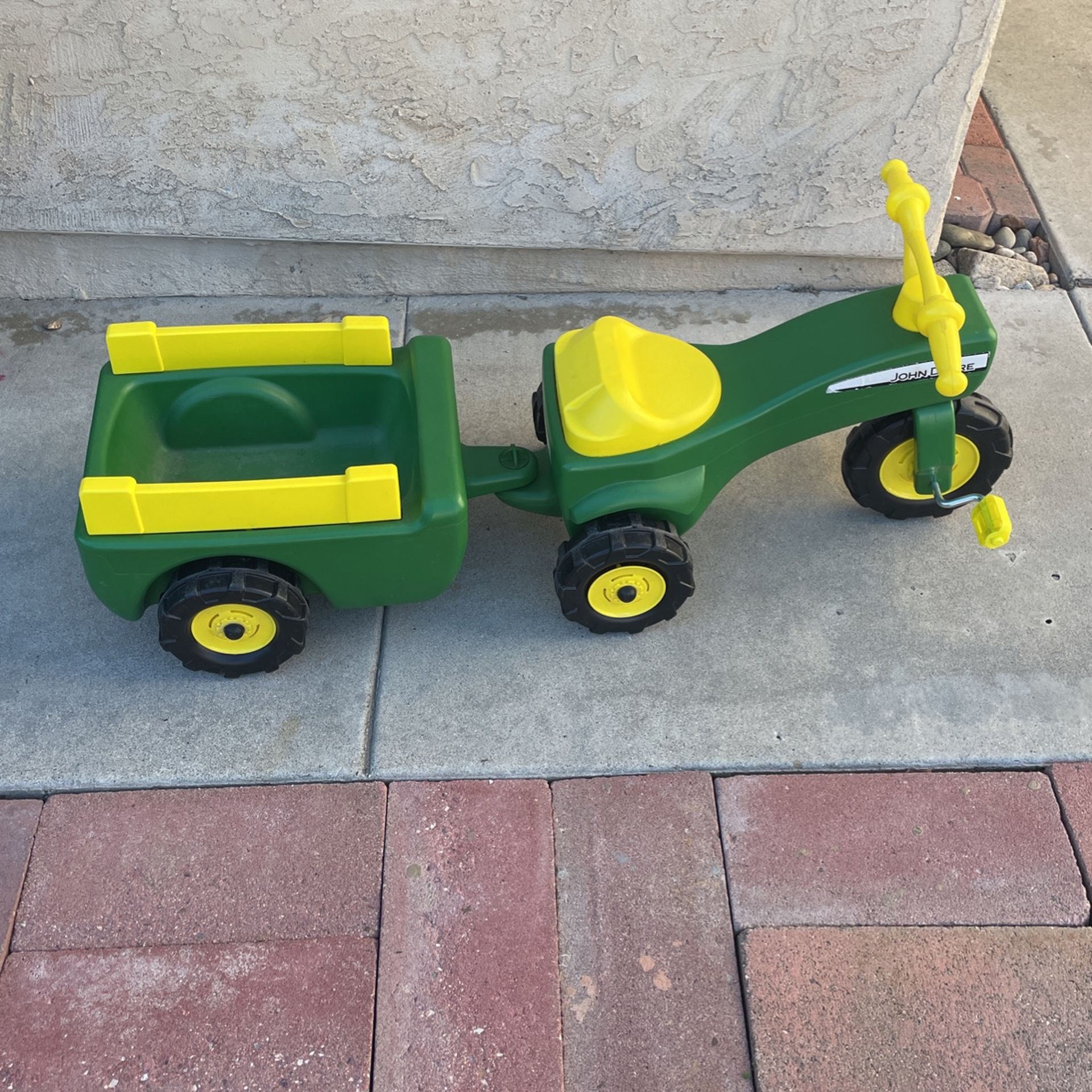 Plastic Tricycle With Wagon