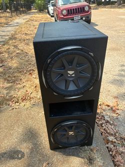 Dual Kicker Subwoofers in Ported Box