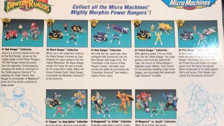 Mighty Morphin Power Rangers Micro Set