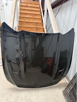 Cervini black 4inch cowl hood for mustang