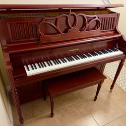 Like New Samcick 47” Tall Professions Upright Piano Delivered And Tuned