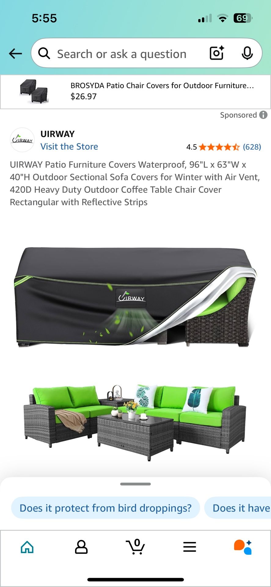 Patio Furniture Cover