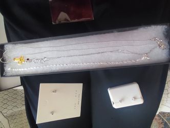 925 Sterling Silver Stamped Set For Sale