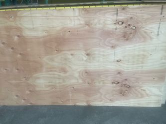 Plywood with 2 x 4 edges