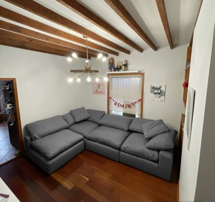 Grey Cloud Dupe Modular Sectional Couch Sofa