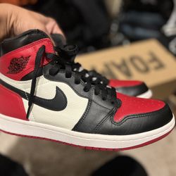 Jordan 1 Bred Toe Sz8