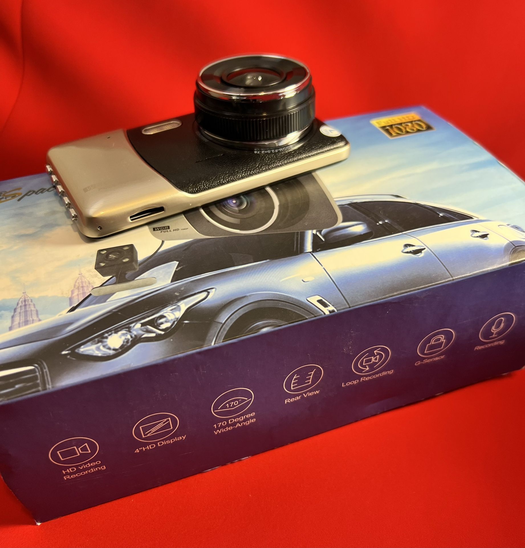 Dashcam $30+back Camera