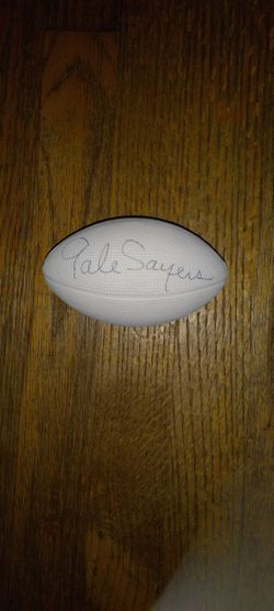 Autographed  mini Football